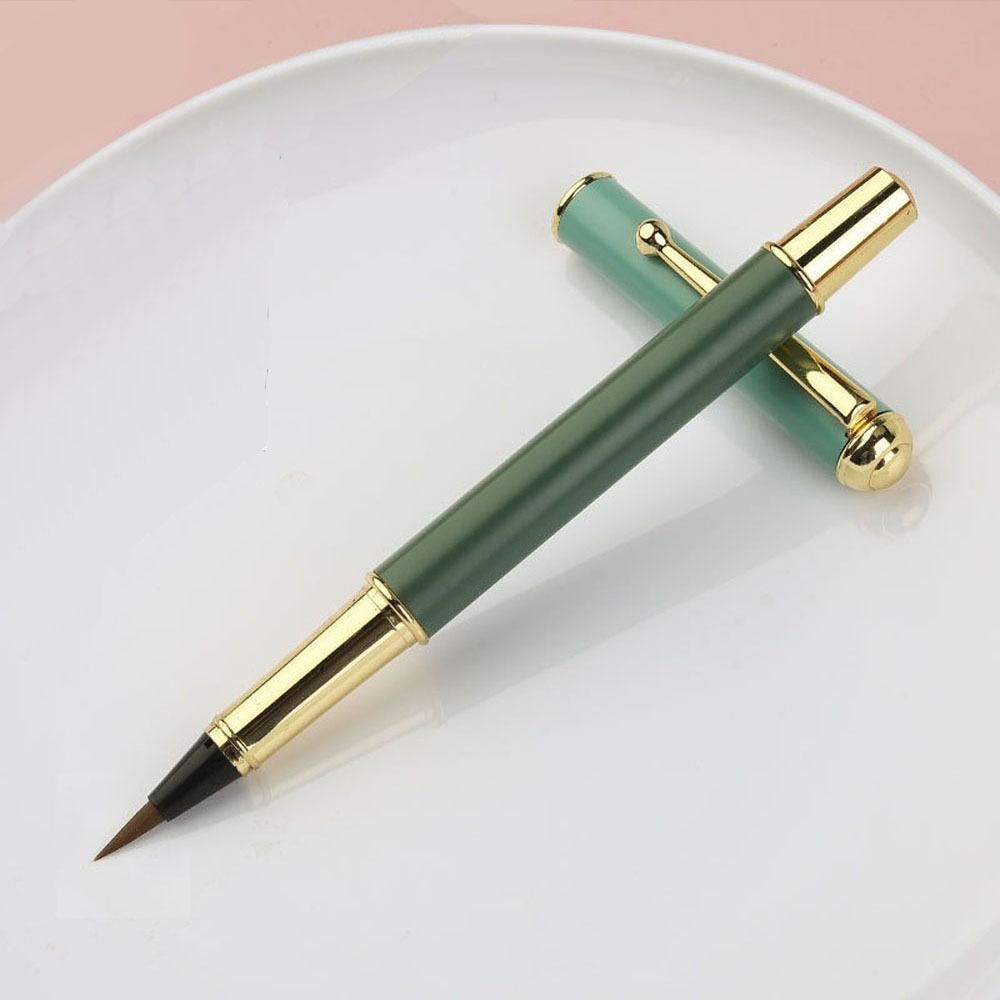 Soft Hair Metal Writing Penmanship Brushes Calligraphy Pen Brushes Chinese Brushes Painting Pens