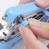 Handheld Sewing Machine Protable Outdoor Travel Clothes Fabrics DIY Home Stitchin Sew Tool Mini Manual Stitch Needlework Machine