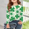 Girls Long Sleeve T Shirts Kids Fall Tops Crewneck Pattern Printed Basic Tees 5-14Y