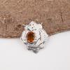 Citrine Gemstone Jewelry, 925 Solid Sterling Silver Pendant, Handmade Gorgeous Silver Pendant, Protecting Jewelry For Mother