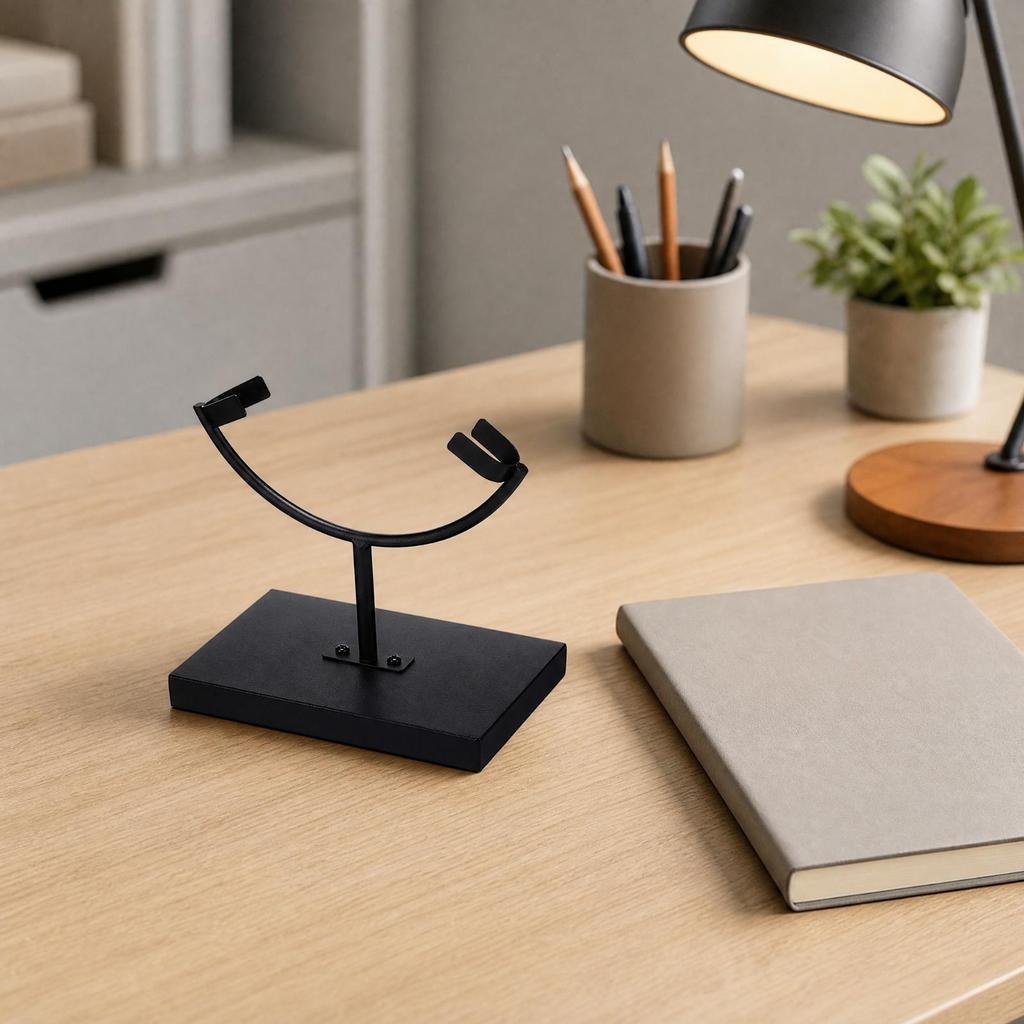 Metal Mineral and Crystal Display Stand Stable for Shelves