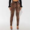 2026 New Women's Lace Trim High-Waisted Patterned Printed Stretch Casual Pants