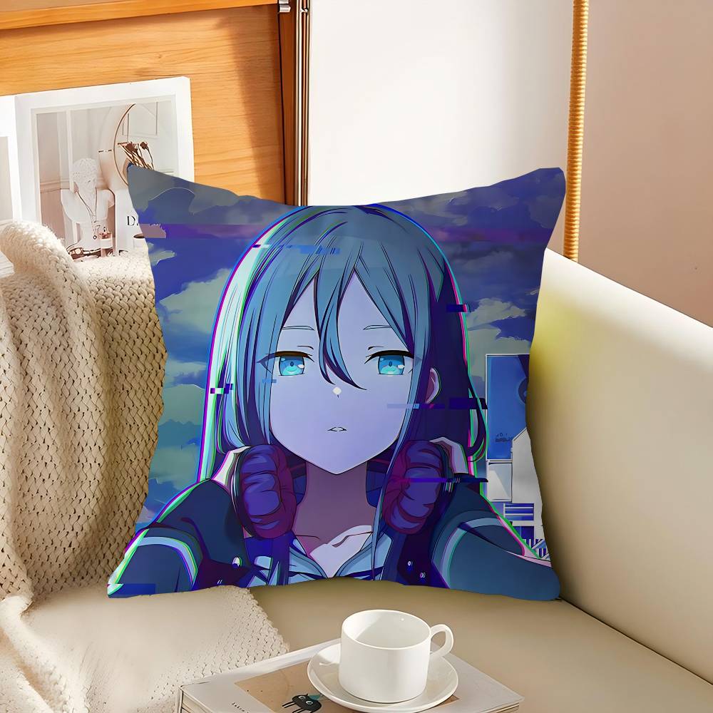 

Y-Yoisaki K-Kanade Персонализированная наволочка для подушки Детская спальня Декор для дикой вечеринки Наволочка Подарок на день рождения ребенка, для душа 12x12Inch