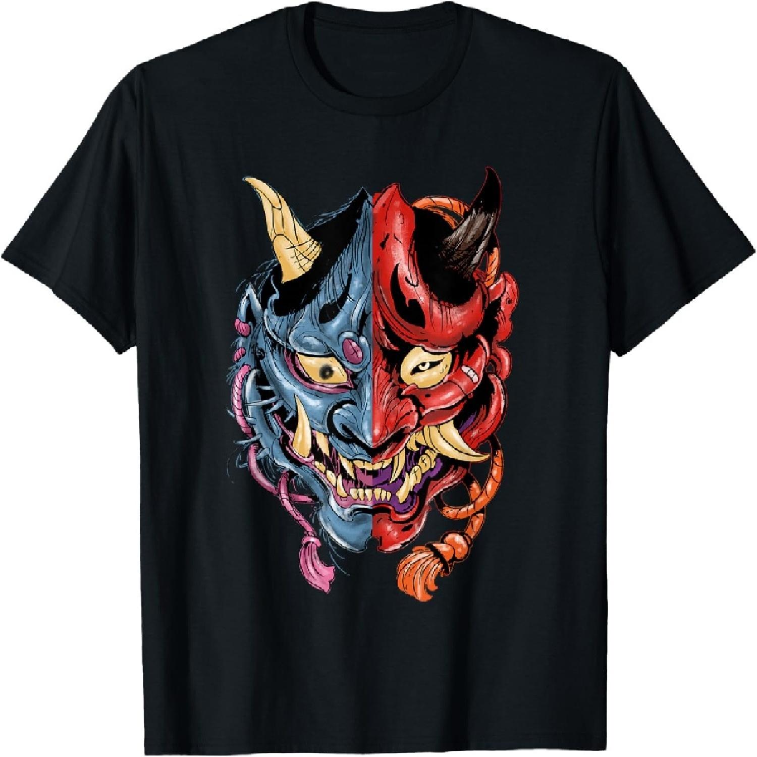 

Oni Demon Japanese Devil T-Shirt XXXXXL різнокольоровий