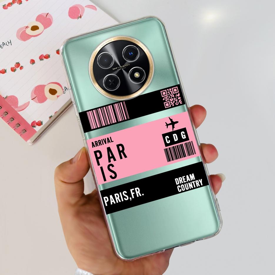For Huawei Nova Y91 Case STG-LX1 STG-LX2 Cute Fashion Painted Cover Soft Slim Phone Case For Huawei Nova Y91 Y 91 NovaY91 Bumper