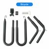 Bike Surfboard Carrier Rack Bicycle Surfboard Rack Motorcycle Surfboard Rack Motorcycle Surf Bracket Holder Aluminium Alloy