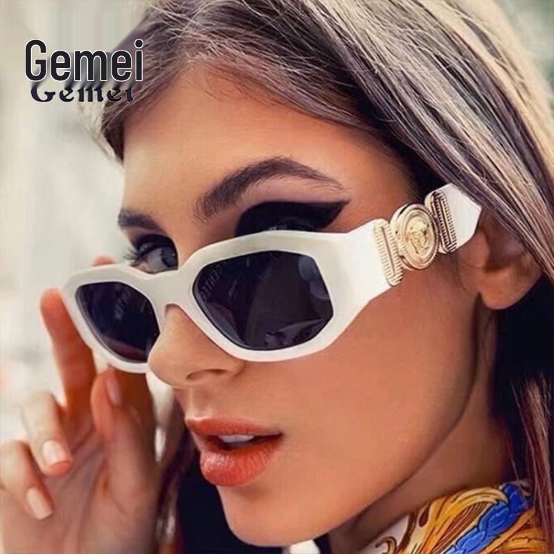 Ρετρό Πολύγωνα Γυαλιά Ηλίου Unisex: Μοντέρνο Street Style για Οδήγηση και Clubbing