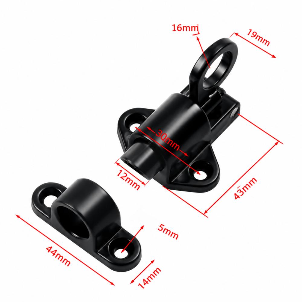 Bolt Latch Spring Door Lock Aluminum Alloy Security Gate Latch Automatic Window Lock  Door Hardware