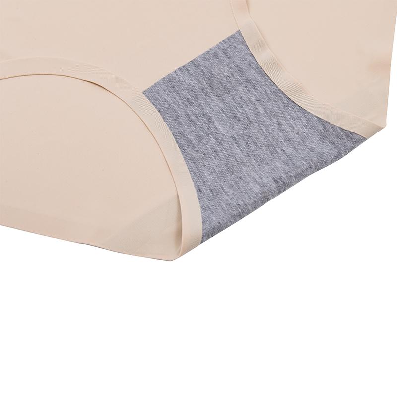 CINOON Majtki bezszwowe Oddychające majtki z lodowego jedwabiu Comfort Intimates Figi z niskim stanem 10 kolorów majtek