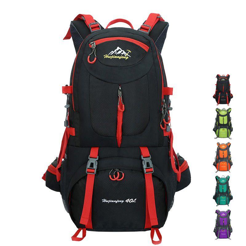 Hexagonal Nylon Backpack For Camping Climbing And Trekking 40l/50l/60l