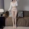 Cross-border, Sex Stockings, Sexy Lace Suspenders, Integrated Socks, Free Jumpsuits, Fishnet Stockings, Garters, Lace Black