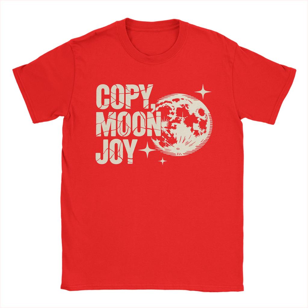 Vintage Copy Moon Joy Artemis II Lunar Mission TShirt for Unisex Round Collar Cotton T Shirts Short Sleeve Tee Shirt Clothes