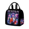 Borsa Termica per Pranzo Stile Cartone Animato Ispirata al K-Pop con Manico Pieghevole Raffreddatore Termico Bambini Adolescenti Rivestimento in Foglio di Alluminio