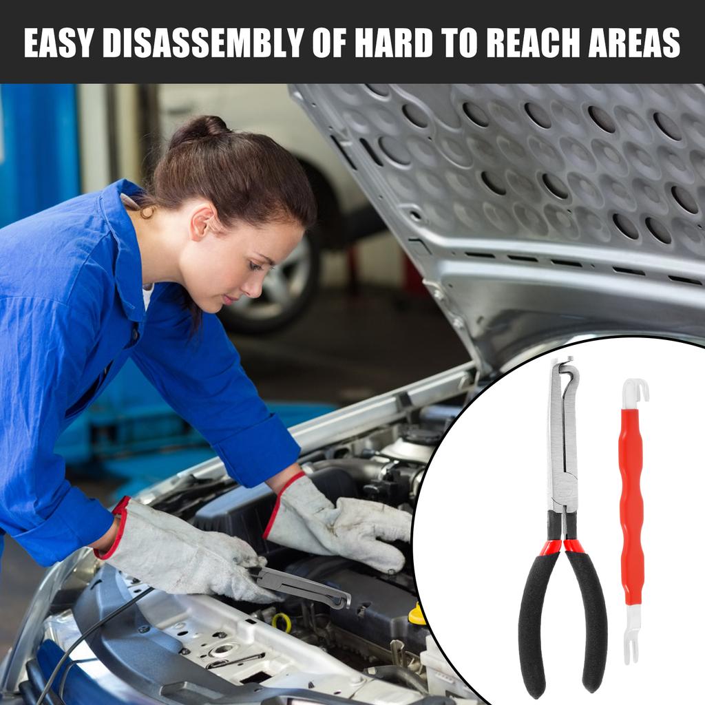 Carbon Steel Electrical Connector Pliers Spark Plug Disconnect Pliers Car Fuel Line Breaker Tool for Fuel Injector Ignition Coil