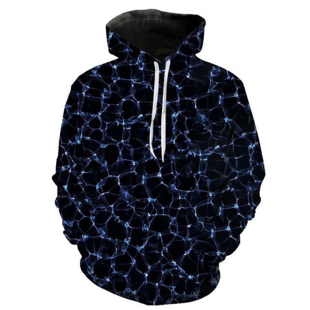 Frühling Herbst Mode 3D Druck Blitz männer Hoodie Sweatshirt Casual Langarm Pullover Streetwear Mit Kapuze Übergroße Tops
