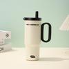 750ml Large Capacity Ice Cream Cup 316 Stainless Steel Insulated Bottle Double-layer Vacuum Portable Handle Car Cup