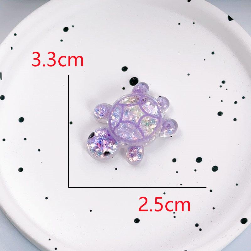 Flashing Resin Luminous Turtle Ornaments - Large & Small DIY Accessories