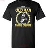Never Underestimate An Old Unisex Who Listens To Chris Squire T Shirt Ff102 Vintage Slightly Versatile Unisex Stylish