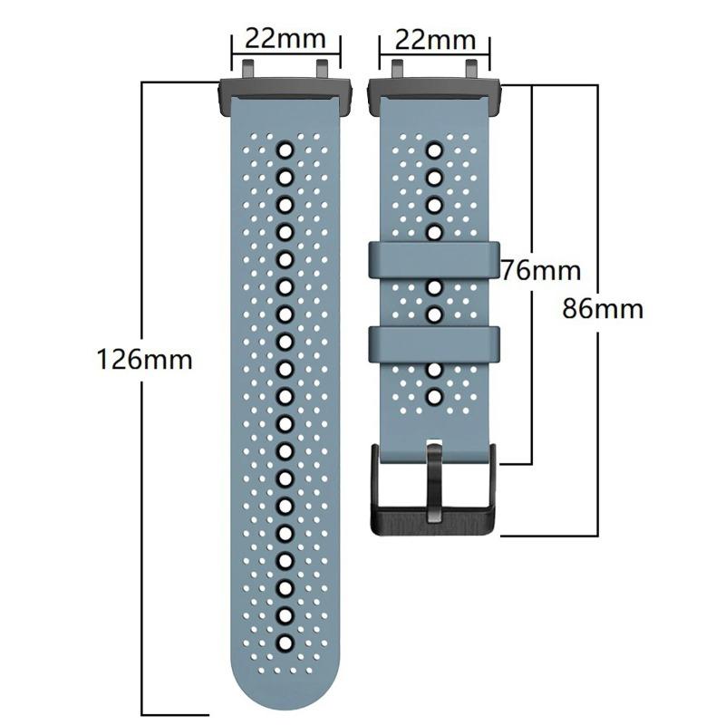 Dwukolorowy silikonowy pasek do zegarka Amazfit T-REX 3.2, miękki, oddychający, sportowy pasek do zegarka Amazfit T-REX Wrist Band 2025