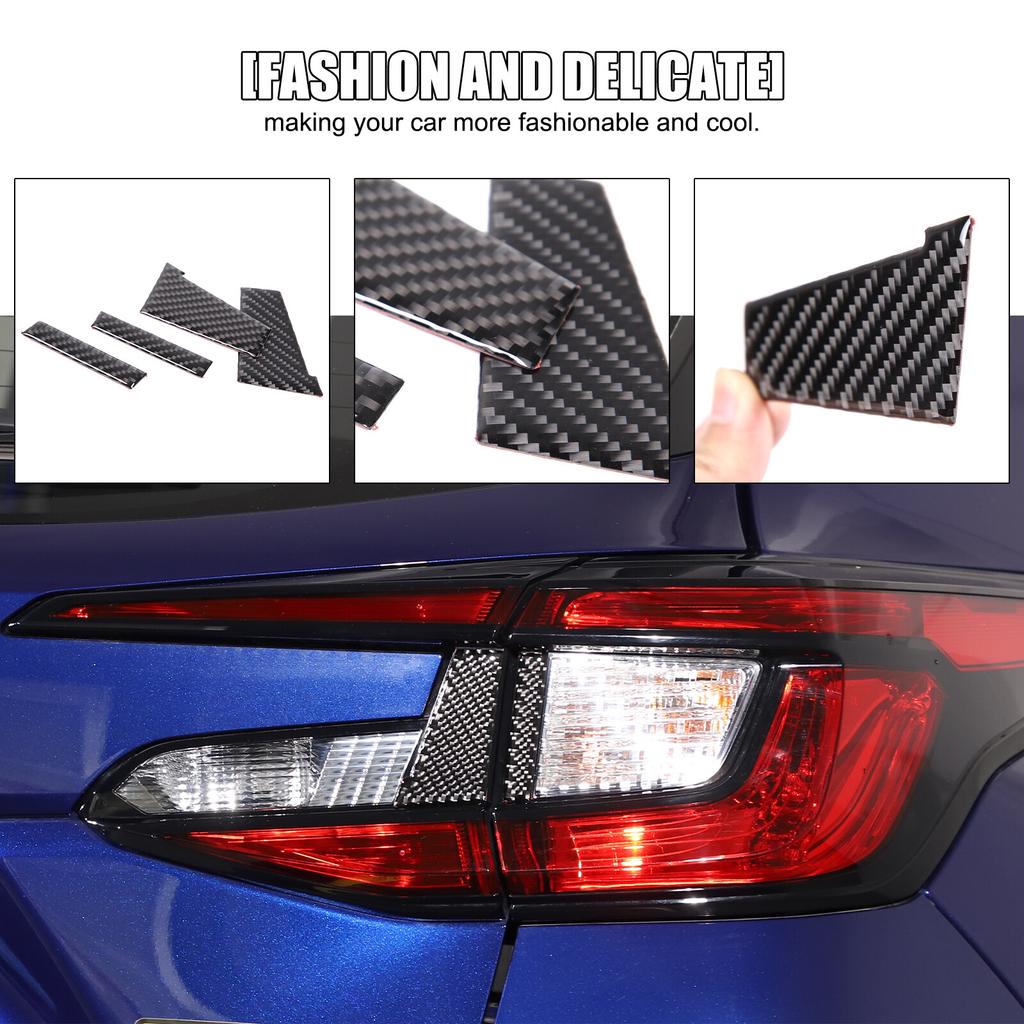 Chrome Steel Rear Tail Light Lamp Strip Trim For Subaru Crosstrek 2024+
