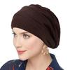 Polyester Knit Breathable Casual Beanie For Women With Elastic Fit Summer