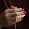 Designer Original New In Natural Hetian Jade Necklace Retro Exquisite Pendant Elegant Charm Lady  Clavicle Chain Jewelry