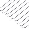 10Pcs Z Type D1.2Mm Steel Wire Push Pull Rod Pushrod For Rc Aircraft Airplane