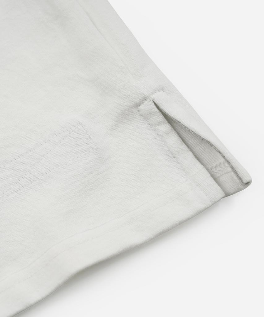 FRIZMWORKS 10S Solid Henley Neck Tee _ White