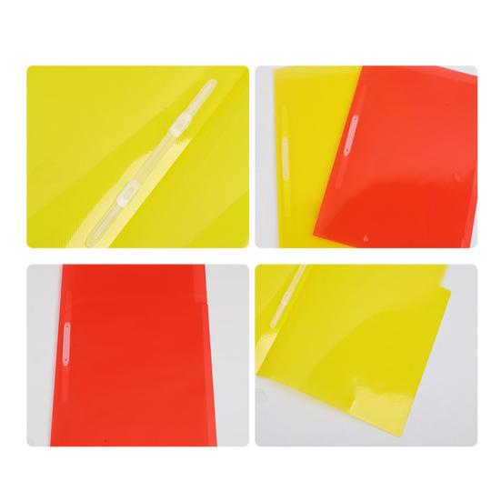 12 Pcs Plastic File Folders Clear Document Organizer with Clip Paper Folders Pockets for Office School Supplies