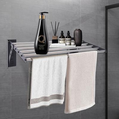 Wall Mounted Clothes Drying Rack, Space Saving StainleSS Steel Towel Rack