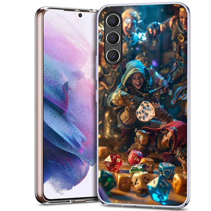 Game D-Dungeons D-Dragons D-DND Phone Case for Samsung A54 A14 A24 A34 A17 A37 A57 A55 A35 A25 A15 A13 A23 A33 A53 A07 A05S A04S