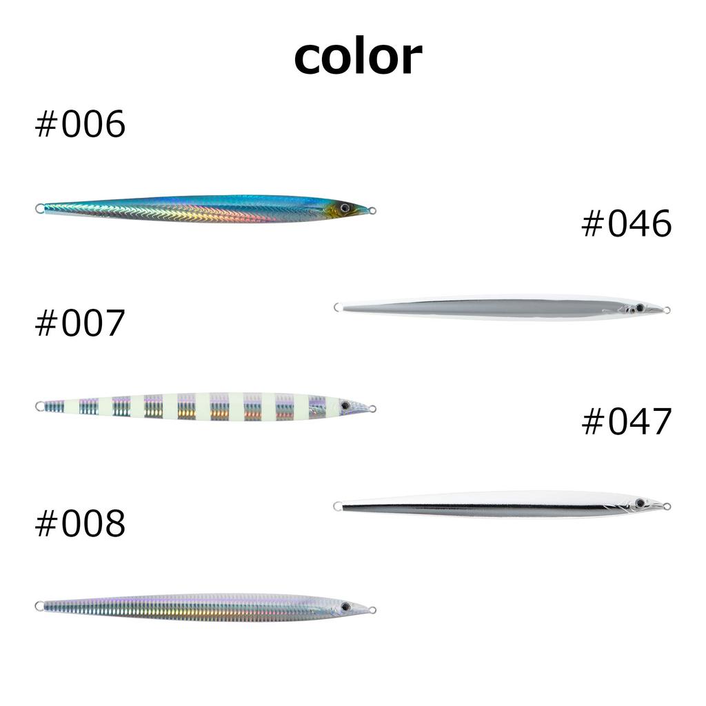 Major Craft Metal Dragon Hairtail 300g Silver Jig, Pattern, (290mm), (MDGN)