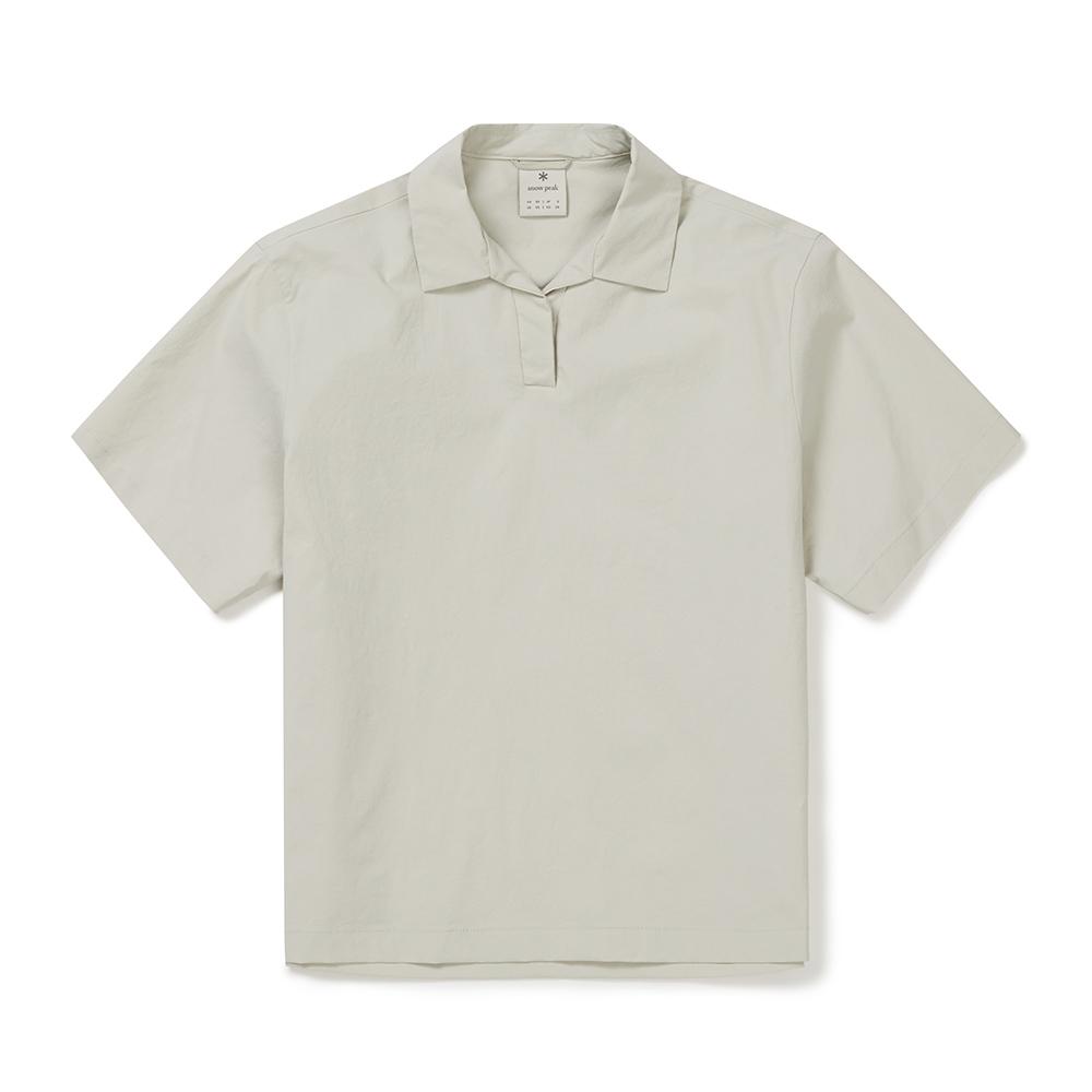[Snowpeak] Cool-touch Route Women's Polo T-shirt Light Beige (S25MWRPS61)