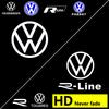 HD Pentru Sigla VW R Jetta Golf 5 6 7 GTI GTD GTE Touareg CC Passat B6 B7 B8 Touran Tiguan Proiector LED Lumină Ușă Mașină Accesorii