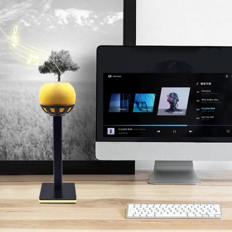 Speaker Display Holder Stand with Nonslip Base Enhancing Stability on Any Surfaces for Mini Intelligent Speaker