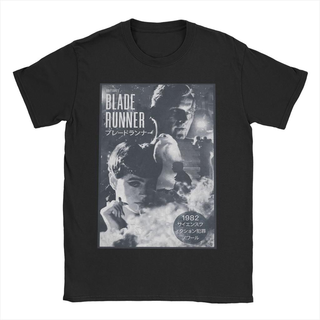 Unisex WOMEN Blade Runner Poster T Shirts Pure Cotton Clothes Leisure Short Sleeve Crew Neck Tees Summer TShirts