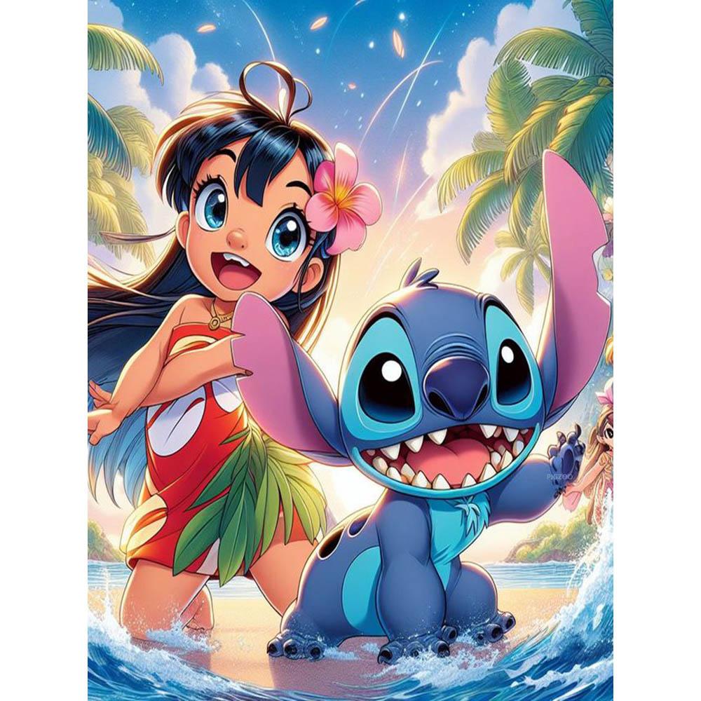 Disney Diamond Painting Kits Super Mario Lilo and Stitch Pokemon Home Decor Art Full Round Embroidery Mosaic Cross Stitch