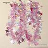 Shiny Ribbon Pull Flower Tinsel for New Year, Wedding, Birthday, and Indoor Festival Decoration