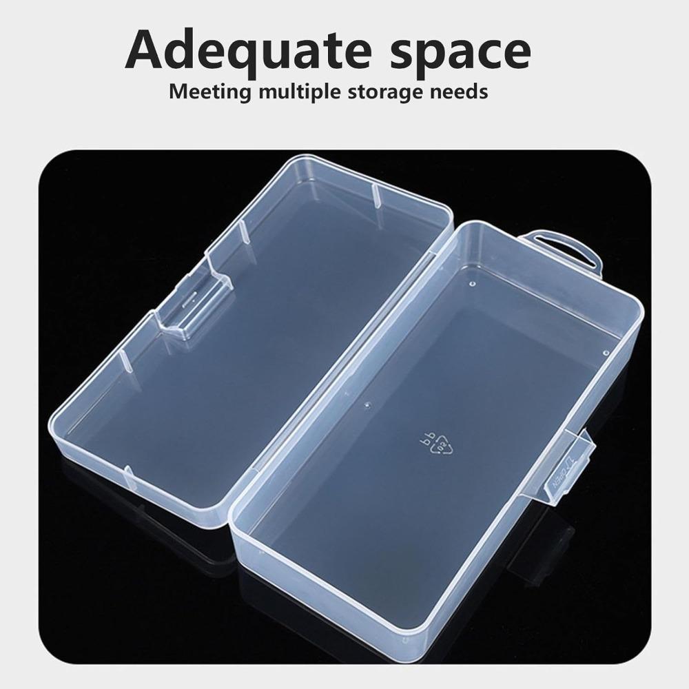 With Buckled Plastic Pencil Box Large Capacity Storage Box  School Stationery Supplies