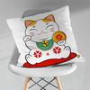 Cartoon Glückskatze Japanisch Verschiedene Größen Quadratische Kissenhülle Für Auto Haus Schlafzimmer Dekor Geburtstag Geschenk