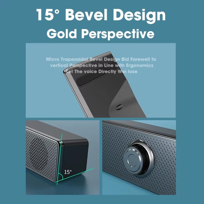 Home Theater Soundbar with Subwoofer Bluetooth 4D Surround Speaker for TV Computer Wired Stereo Strong Bass