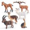 Detailed Static Animal Figurines Featuring Goat Alpaca Deer Baby Ostrich And Foal Perfect For Display
