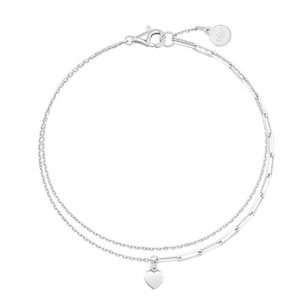 [9/26 Sequential Shipping] Lala J Heart Clip Bracelet (Jjljb03Bs320Sw7S0)