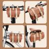 Leather Bicycle Storage Bag Waterproof Bike Hanging Bag Cycling Saddle Bag  Cycling Accessories