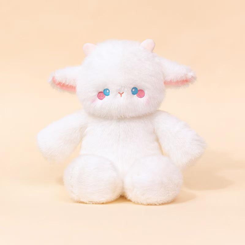 Calico Cat Little Bear Sleeping Plush Doll Pillow - Cute Gift for Girls