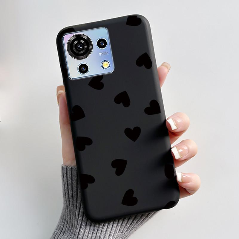 For ZTE Blade V50 Vita Case Luxury Cute Love Rabbit Funny Black Soft Silicone Phone Casing For ZTE BladeV50 Vita V50Vita Cover