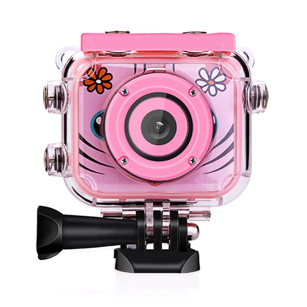Digitální fotoaparát pro děti 1080P FHD Dětská digitální videokamera Vodotěsná pro chlapce a dívky dárek