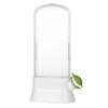 Coriander container, storage container made of ABS plastic with transparent window for space-saving design for travel kitchen in the refrigerator