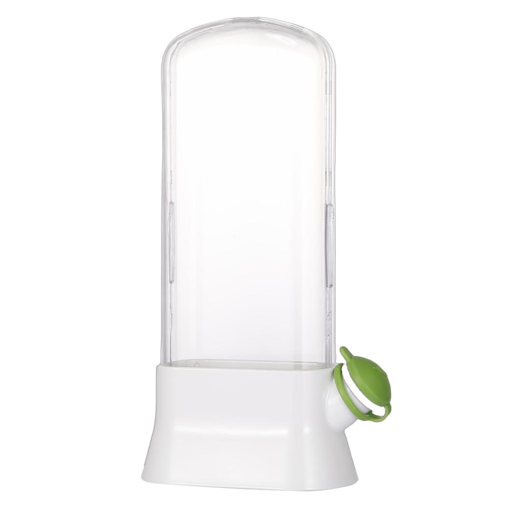 Coriander container, storage container made of ABS plastic with transparent window for space-saving design for travel kitchen in the refrigerator