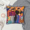 Beatled Music Pillow Cover  Comfy Cushion Cover Retro Trendy Pillow Case For Living Room Sofa
